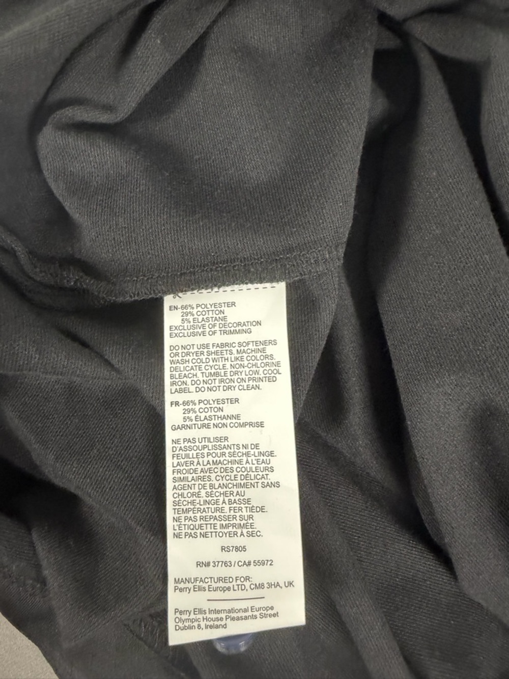 Men's Black Polo Shirt with Chest Pocket and Subtle Yellow Logo - Picture 5 of 6